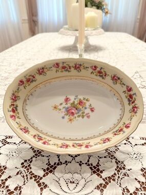 ✨Vintage Gold Castle Hostess Porcelain Vegetable Bowl Made in Occupied Japan